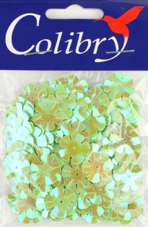 Пайетки фигурные голографические "Colibry", 14х14мм. SF02-89-FL14