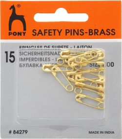 Булавки английские "Pony", 19 мм, 15 шт