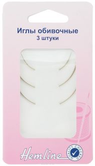 Иглы ручные обивочные "Hemline", 3 шт
