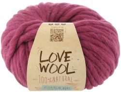 Пряжа для вязания Katia "Love Wool", цвет: фуксия (116), 50 м, 100 г