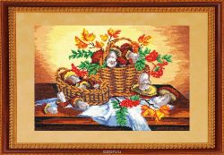 Набор для вышивания бисером Золотые ручки "Дары леса", 27 x 36 см