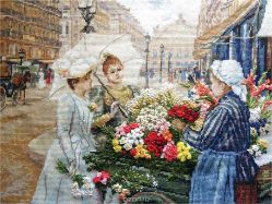 Набор для вышивания Panna "Парижанки", 38 x 28 см