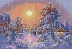 Набор для вышивания крестом Panna "Хрустальный воздух", 42,5 x 30 см