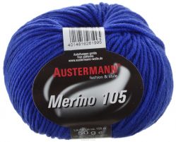 Пряжа для вязания Austermann "Merino", цвет: ярко-синий (360), 105 м, 50 г