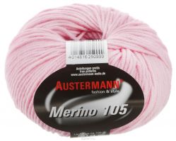 Пряжа для вязания Austermann "Merino", цвет: розовый (358), 105 м, 50 г