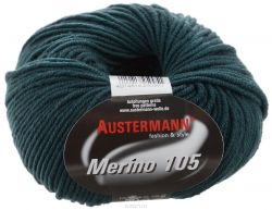 Пряжа для вязания Austermann "Merino", цвет: темно-зеленый (356), 105 м, 50 г