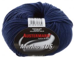 Пряжа для вязания Austermann "Merino", цвет: темно-синий (304), 105 м, 50 г