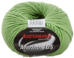 Пряжа для вязания Austermann "Merino", цвет: светло-зеленый (308), 105 м, 50 г