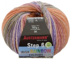 Пряжа для вязания Austermann "Step 6 Irish Rainbow Colours", цвет: серый, коричневый, бежевый (631), 375 м, 150 г