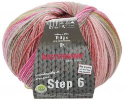 Пряжа для вязания Austermann "Step 6 Irish Rainbow Colours", цвет: серый, коричневый, розовый (679), 375 м, 150 г