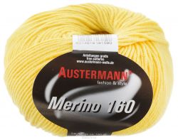 Пряжа для вязания Austermann "Merino", цвет: темно-желтый (207), 160 м, 50 г