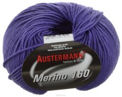 Пряжа для вязания Austermann "Merino", цвет: темно-фиолетовый (254), 160 м, 50 г