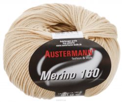 Пряжа для вязания Austermann "Merino", цвет: бежевый (215), 160 м, 50 г