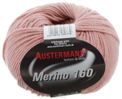 Пряжа для вязания Austermann "Merino", цвет: розово-персиковый (244), 160 м, 50 г