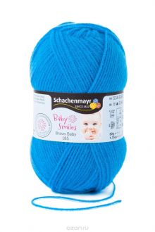 Пряжа для вязания Schachenmayr "Bravo Baby Smiles 185", цвет: темно-бирюзовый (01069), 185 м, 50 г