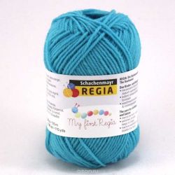 Пряжа Schachenmayr "My first Regia", 105м, 25г (01888, Tim, Тим (бирюзовый) 9801296-01888
