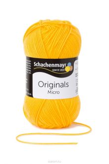 Пряжа для вязания Schachenmayr "Originals Micro", цвет: солнечный (00022), 145 м, 50 г