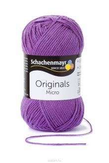 Пряжа для вязания Schachenmayr "Originals Micro", цвет: фиолетовый (00048), 145 м, 50 г