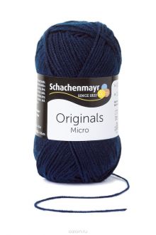 Пряжа для вязания Schachenmayr "Originals Micro", цвет: морской (00050), 145 м, 50 г