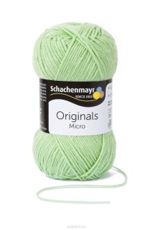 Пряжа для вязания Schachenmayr "Originals Micro", цвет: нежно-зеленый (00065), 145 м, 50 г