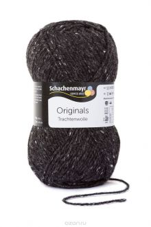 Пряжа для вязания Schachenmayr "Originals Trachtenwolle", цвет: темно-серый (00095), 185 м, 100 г