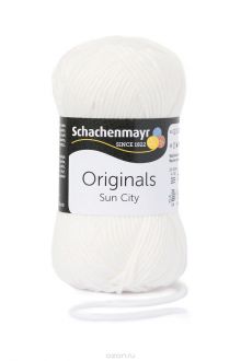 Пряжа для вязания Schachenmayr "Originals Sun City", цвет: натуральный (00202), 97 м, 50 г