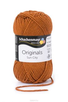 Пряжа для вязания Schachenmayr "Originals Sun City", цвет: каштановый (00210), 97 м, 50 г