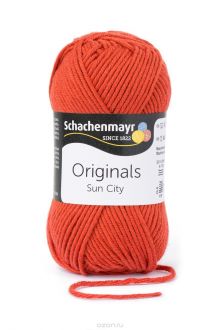 Пряжа Schachenmayr "Originals Sun City", 97м, 50г (00211, terracotta, терракотовый (красновато-коричневый) 9807336-00211