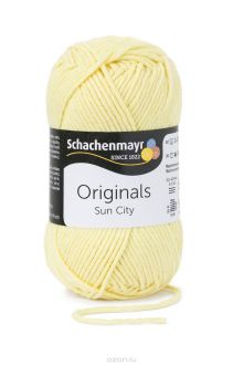 Пряжа для вязания Schachenmayr "Originals Sun City", цвет: лимонный (00221), 97 м, 50 г