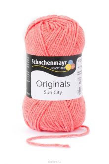 Пряжа для вязания Schachenmayr "Originals Sun City", цвет: лососевый (00224), 97 м, 50 г