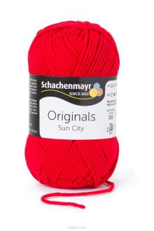 Пряжа Schachenmayr "Originals Sun City", 97 м, 50 г, цвет: красный. 9807336-00230