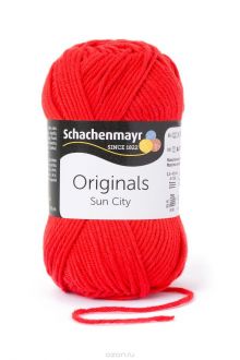 Пряжа для вязания Schachenmayr "Originals Sun City", цвет: маковый (00231), 97 м, 50 г