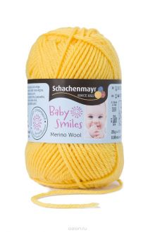 Пряжа для вязания Schachenmayr "Baby Smiles Merino Wool", цвет: солнечный (01022), 85 м, 25 г