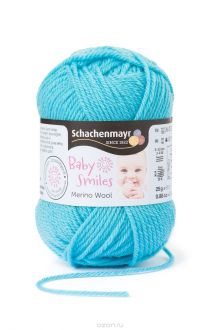 Пряжа для вязания Schachenmayr "Baby Smiles Merino Wool", цвет: бирюзовый (01065), 85 м, 25 г
