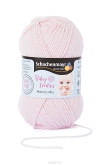 Пряжа Schachenmayr "Baby Smiles Merino Mix", 120м, 50г (01035, rosa, светло-розовый) 9807561-01035
