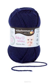 Пряжа Schachenmayr "Baby Smiles Merino Mix", 120м, 50г (01050, marine, морской (тёмно-синий) 9807561-01050