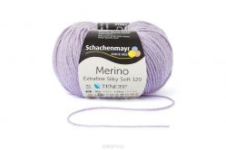 Пряжа Schachenmayr "Merino Extrafine Silky Soft 120", 120м, 50г (00547, flieder, сиреневый) 9807567-00547