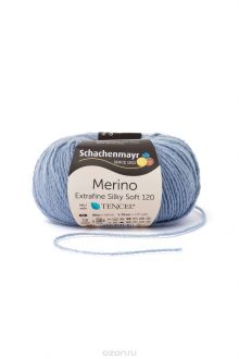 Пряжа Schachenmayr "Merino Extrafine Silky Soft 120", 120м, 50г (00553) 9807567-00553