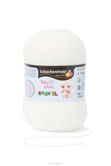 Пряжа для вязания Schachenmayr "Baby Smiles Suavel", цвет: белый (01002), 366 м, 50 г