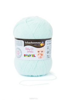 Пряжа для вязания Schachenmayr "Baby Smiles Suavel", зеленая мята (01066), 366 м, 50 г
