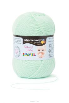Пряжа для вязания Schachenmayr "Baby Smiles Suavel", мятный (01073), 366 м, 50 г