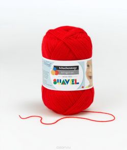 Пряжа Schachenmayr "Baby Smiles Suavel", 366м, 50г (07538, kirsche, вишневый) 9814876-07538