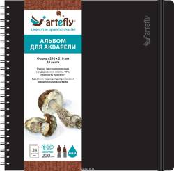 Artefly Альбом для акварели 24 листа 21 х 21 см