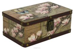 Шкатулка для рукоделия "Бабочка в саду", 20х12х8 см. TL4752S