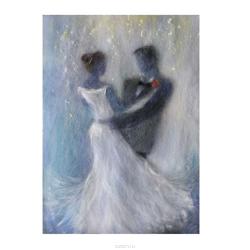 Набор для валяния Живопись цветной шерстью "Танец", 21 x 29,7 см