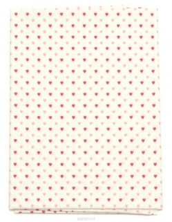 Ткань Кустарь "Птички и сердечки №3", 48 х 50 см. AM558011