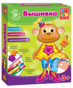 Vladi Toys Вышивка лентами Обезьянка