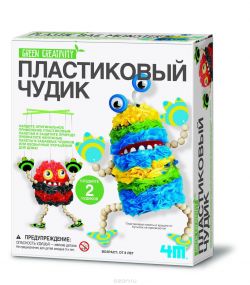 4M Набор для изготовления игрушки Пластиковый чудик