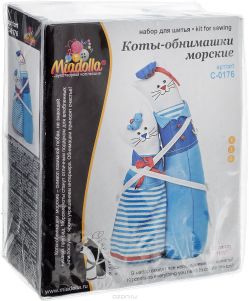 Набор для шитья Miadolla "Коты-обнимашки морские". C-0176