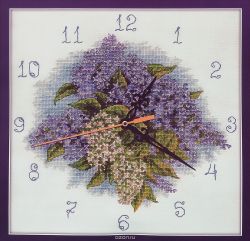 Набор для вышивания часов Panna "Счастливый лепесток", 32 x 30 см
